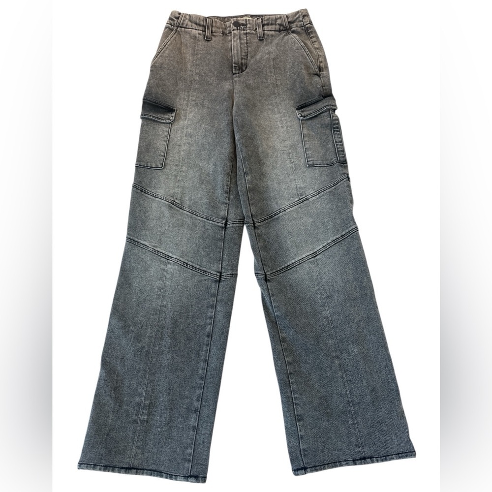 L’Agence Brooklyn High Waist Wide Leg Utility Jeans - Picture 5 of 12
